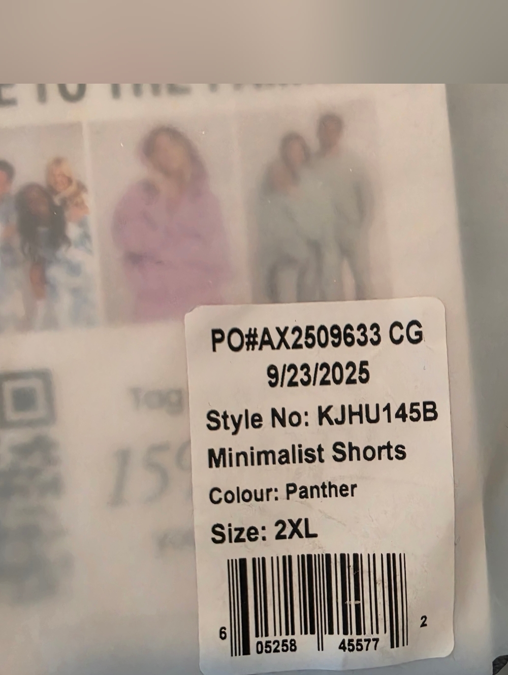 ​Comfrt Minimalst Shorts Panther 2X XXL Heavyweight Fleece Oversized Plus Size - Picture 9 of 10